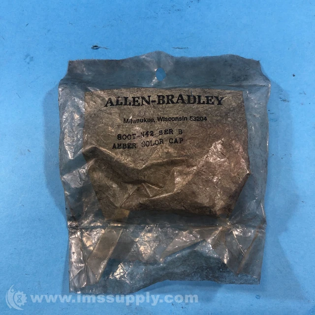 Allen Bradley 800T-N42 Series B Amber Color Push Button Cap FNFP