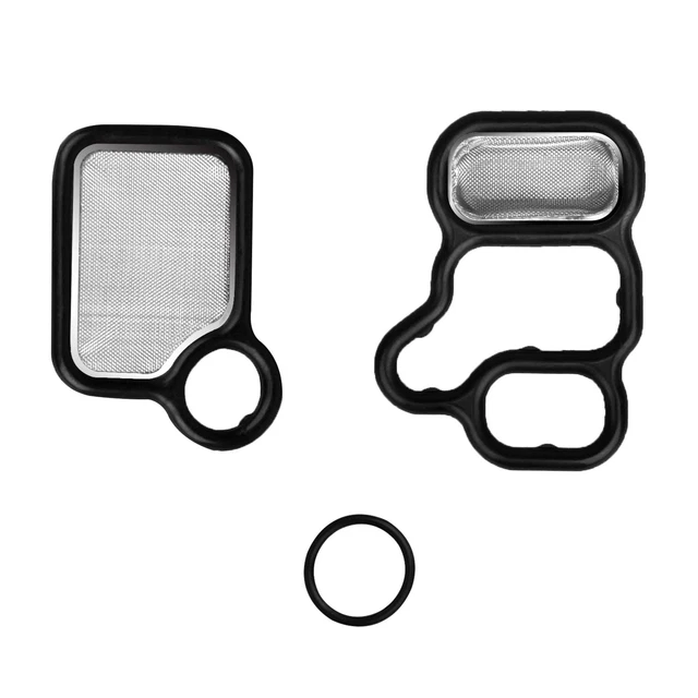 VVT Solenoid Gasket Valve Cover Set Compatible with Honda Civic Accord CR