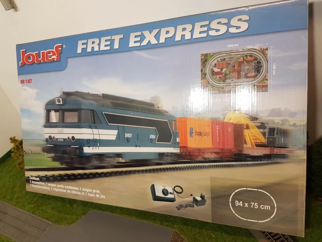 RARE COFFRET TRAIN électrique ceji jouef pacific express ho 7849 série