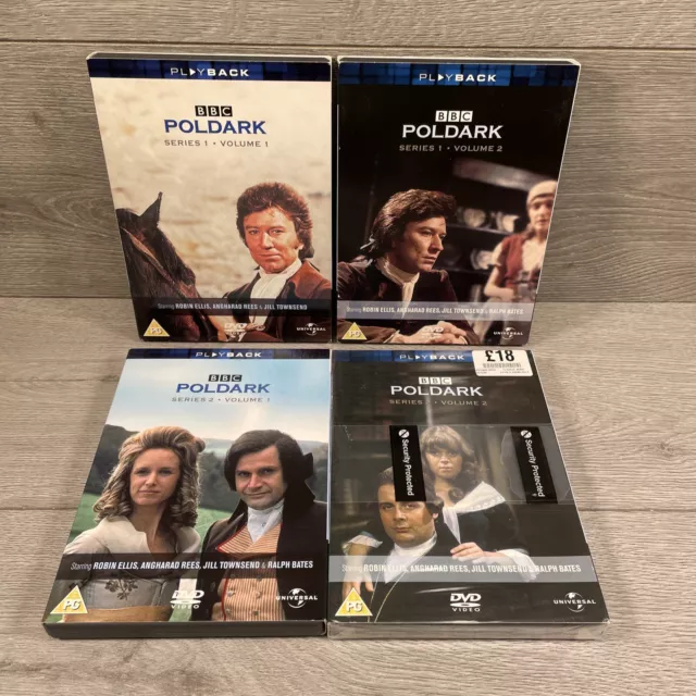 Original Poldark DVD's Series 1 & 2 - BBC TV Series