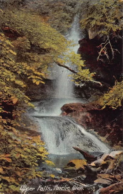 Upper Falls Fairlie Glen Largs Postcard (E891)