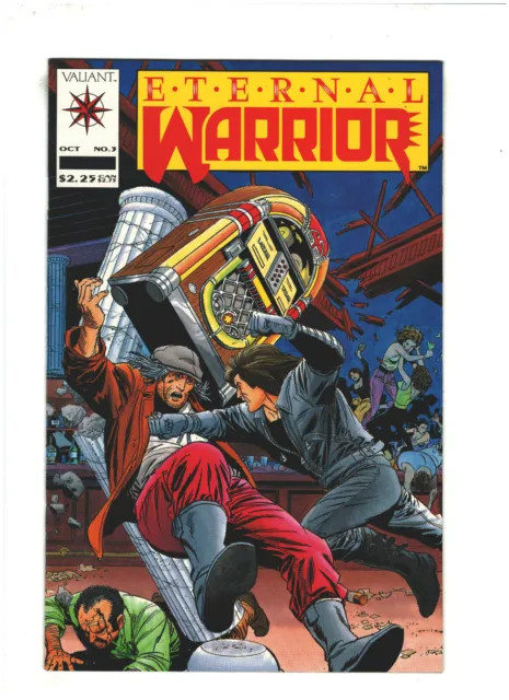 Eternal Warrior #3 NM- 9.2 Valiant Comics 1992 Archer & Armstrong app.