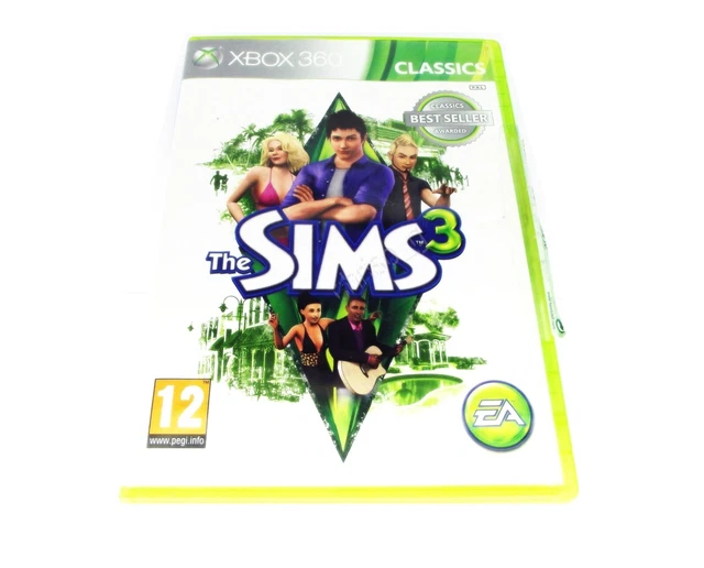 The Siims 3 Xbox360 Box & Art, No Manual Suit Microsoft Xbox 360 Collector +F.p!