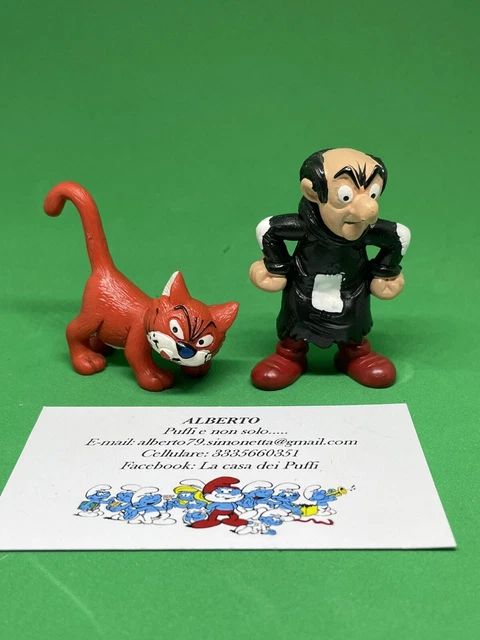Puffi Smurfs Smurf Puffo Gargamella E Birba Gargamel Azrael 20411 - 20425