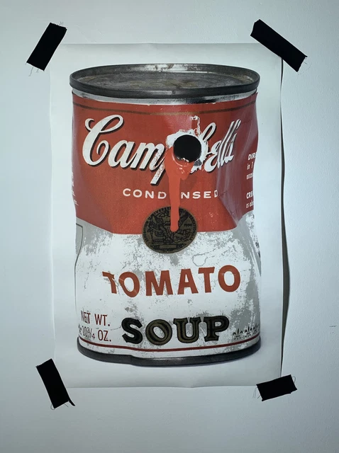 campbell soup street art warhol Banksy