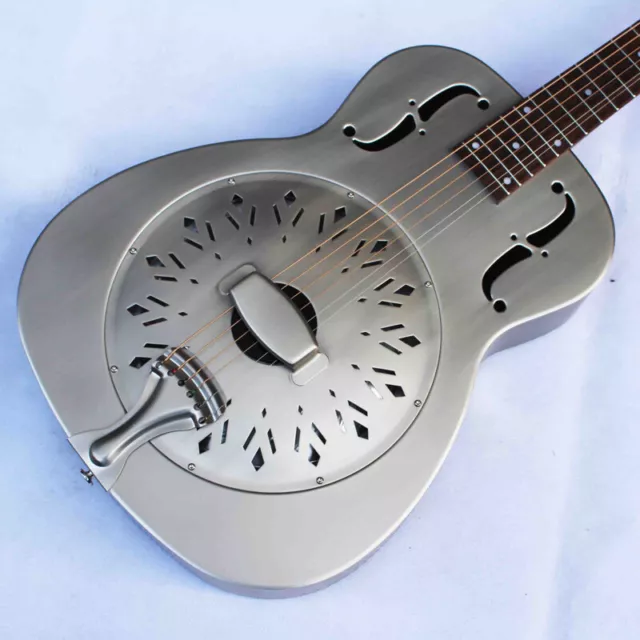 Jonathan Vintage Nickel Finish Duolian Resonator Guitar