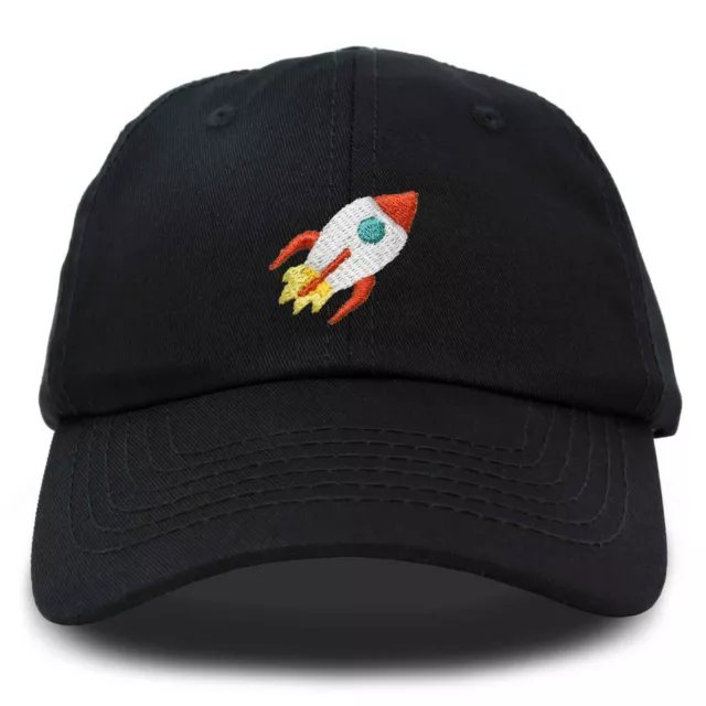 DALIX Rocket Hat Space Dad Caps Embroidered Custom Cap Cotton Hats NASA