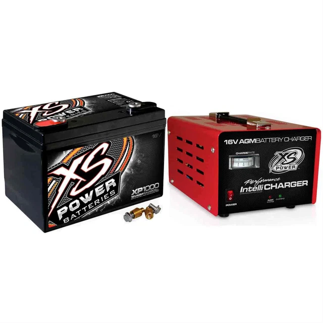 XS Power XP1000CK2 XP-Series AGM Battery & Charger Kit