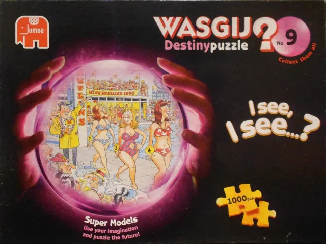 Wasgij Destiny Puzzle Nr. 9 Supermodelle 1000-teiliges Puzzle (Jumbo)