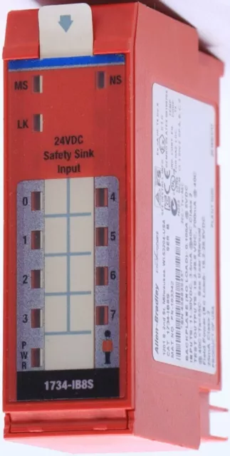 * Allen Bradley 1734-Ib8S Digital Input Safety Module