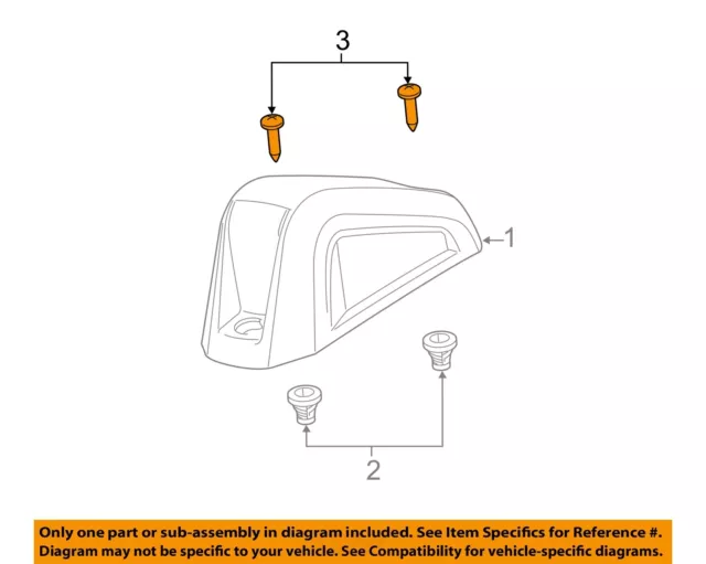 Ram CHRYSLER OEM 14-18 ProMaster 3500-Roof Lamp Assembly Screw 6106968AA