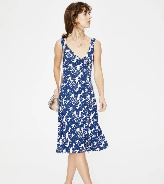 BODEN WILLA JERSEY Dress - J0121 - Black - Size 14R - New with Tags 18.82  - PicClick UK