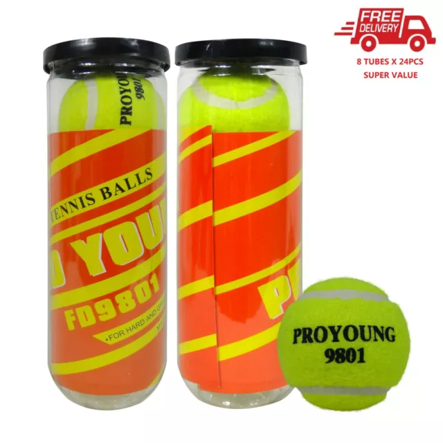 Proyoung 9801 Professional Tennis Ball In Air Pressure Tube  ( 10 Tubes/30 Pcs）