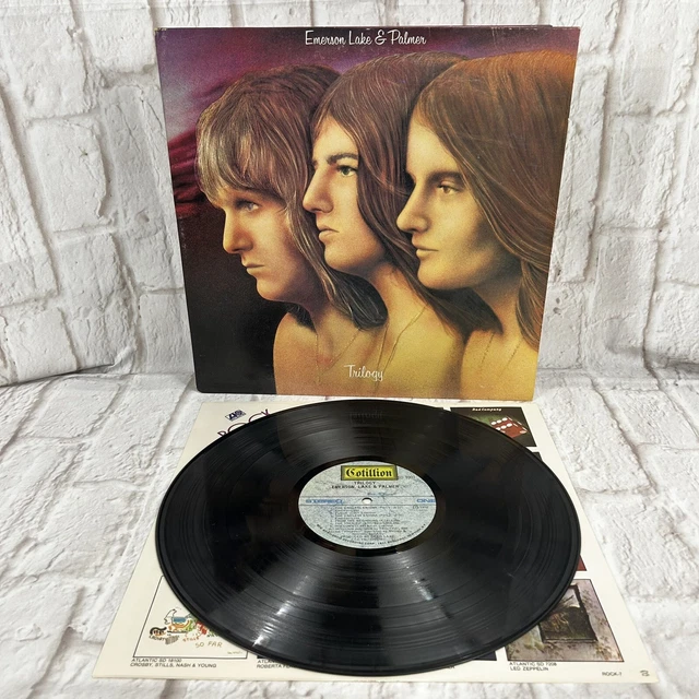 Emerson Lake & Palmer Trilogy Vinyl LP 1972 Cotillion ‎SD 9903