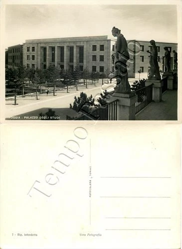 Cartolina di Foggia, Palazzo degli Studi