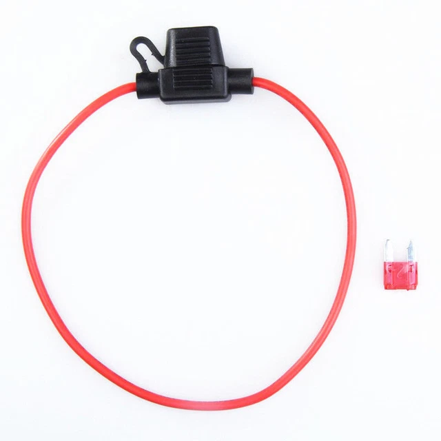 Porte fusible étanche 12v 24v pour mini fusibles auto - moto - bateau +10A NEUF