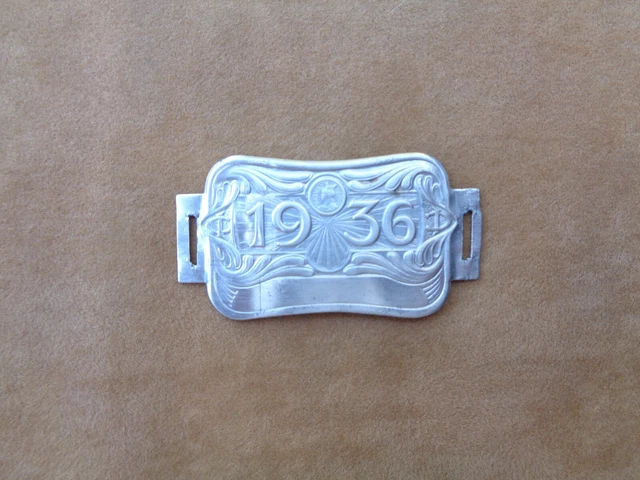 PLAQUE FISCALE DE Vélo - Année 1926 - En Aluminium EUR 23,00 - FR