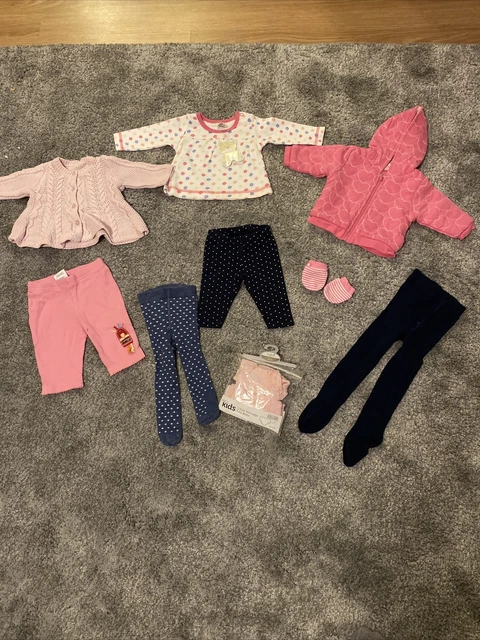 Baby girls 0-3 months clothes bundle