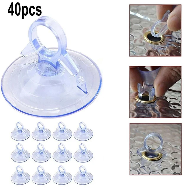 40 x 45 mm sucettes en caoutchouc transparent pour parasol de voiture tasses d'a