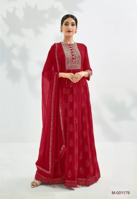 Indian Bollywood Anarkali Pakistani Gown Salwar Kameez Party Suit Wedding Dress