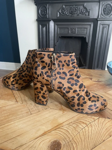 Topshop hotsell leopard heels