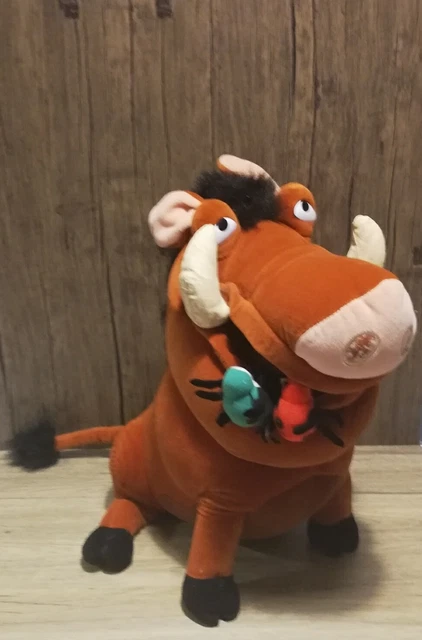 JUMBO 15" PUMBAA Lion King Disney Plush Stuffed Animal LARGE BIG Pumba Warthog