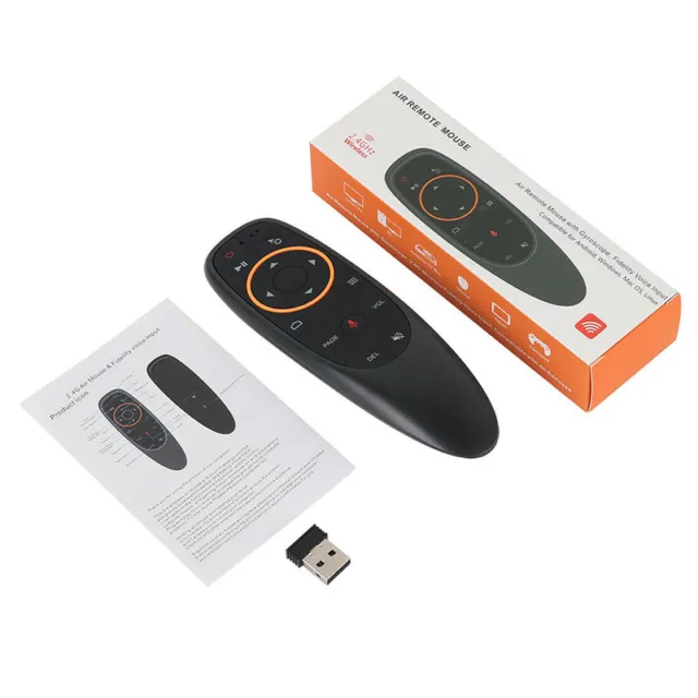 G10 2.4Ghz Air Mouse Voice Remote Controller for Android TV Devices and HTPC C 2
