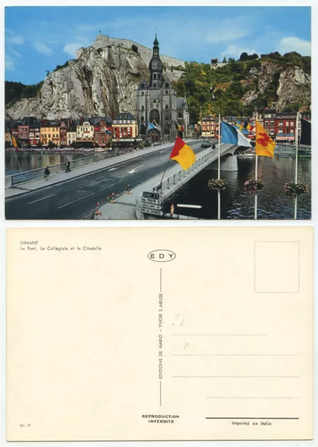 29550 - Dinant - Le Pont, la Collégiale et la Citadelle - alte Ansichtskarte