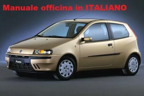 Fiat PUNTO 2° Seconda serie (188) Mk2 Manuale Officina Riparazione ITALIANO
