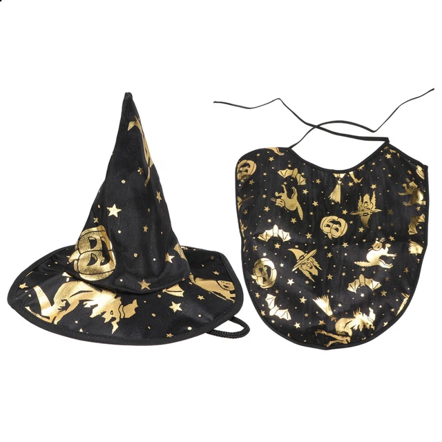 1 Set Pet Haar Zubehör Welpen Hexe Kostüm Halloween Hexe Hut