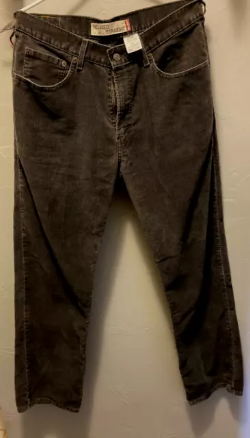 PRE OWNED MEN S 34X34 Levi s 559 Corduroy Lot 359 Relaxed Straight 22.45 PicClick UK