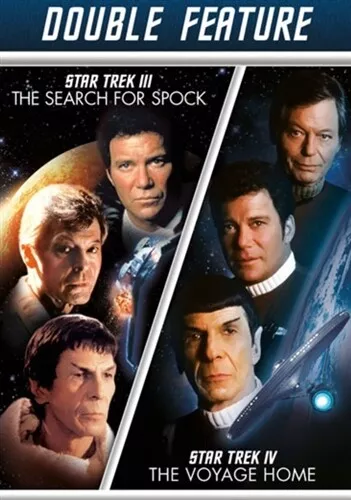 STAR TREK III THE SEARCH FOR SPOCK + STAR TREK IV THE VOYAGE HOME New 2 DVD Set