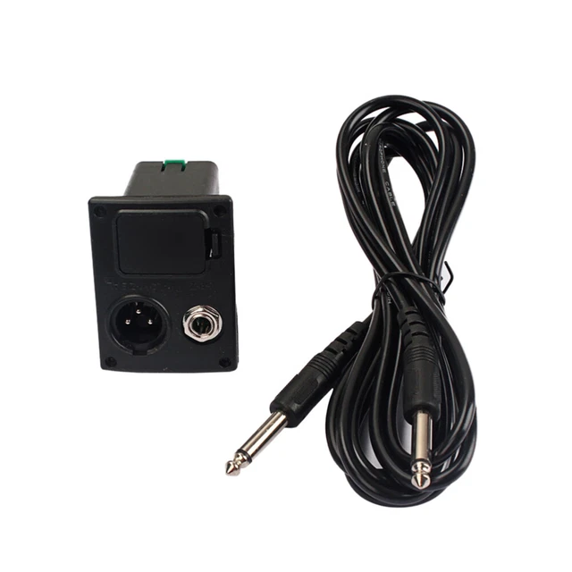 ACOUSTIC GUITAR EQ Equalizer Battery Box 4 Pin BType Output Jack
