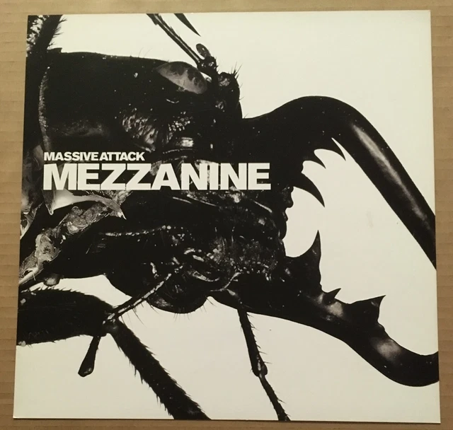 MASSIVE ATTACK / MEZZANINE 98 UKプロモ ポスター Massive Attack Mezzanine 1998 Vinyl Record LP Album Poster