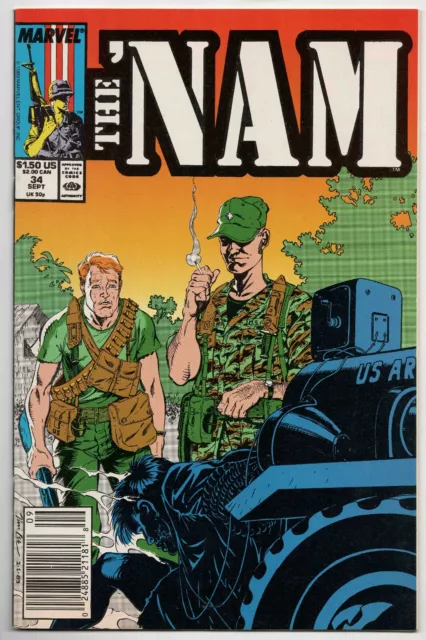 The Nam #34 VINTAGE 1989 Marvel Comics