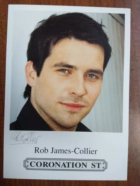 ROB JAMES COLLIER *Liam Connor* CORONATION STREET PRE-SIGNED AUTOGRAPH CAST CARD