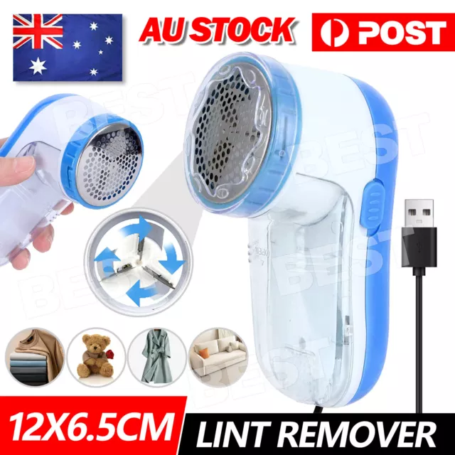 Lint Remover Portable USB Electric Clothes Pill Fluff Fabric Sweater Fuzz Shaver