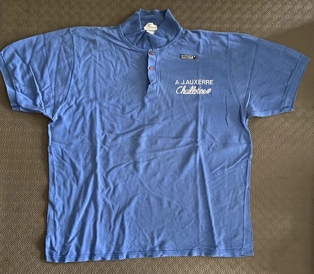 Maillot AJA AUXERRE 1980 1981 vintage LE COQ SPORTIF CHAILLOTINE shirt