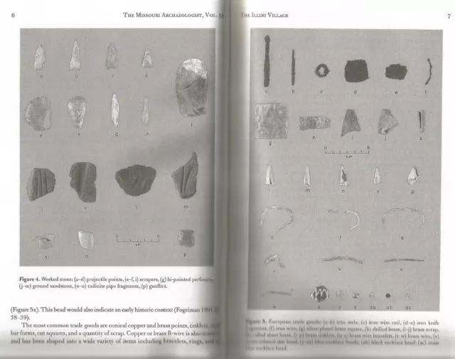 Archaeology Indian Book Bloomfield, MO Kahoka, MO V54c
