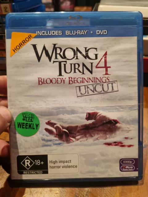 Wrong Turn 4 - Bloody Beginnings - (Blu-ray, 2011) Bluray Disc only