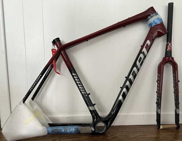 NINER RLT RDO Frameset Size 56cm Carbon gravel Blood Red/Silver