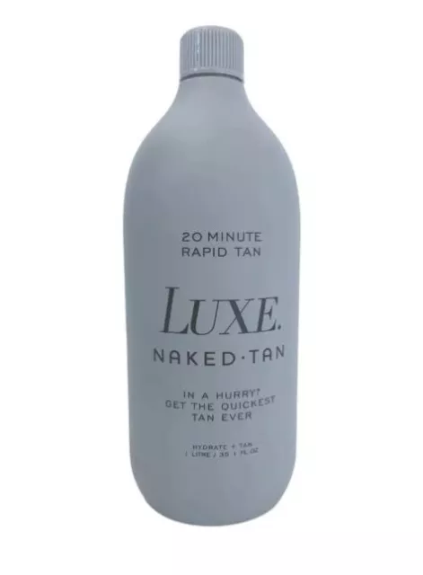 Naked Tan 1L Spray Tan Solution Glow On The Go 20 Min Rapid Leave In Fast Drying