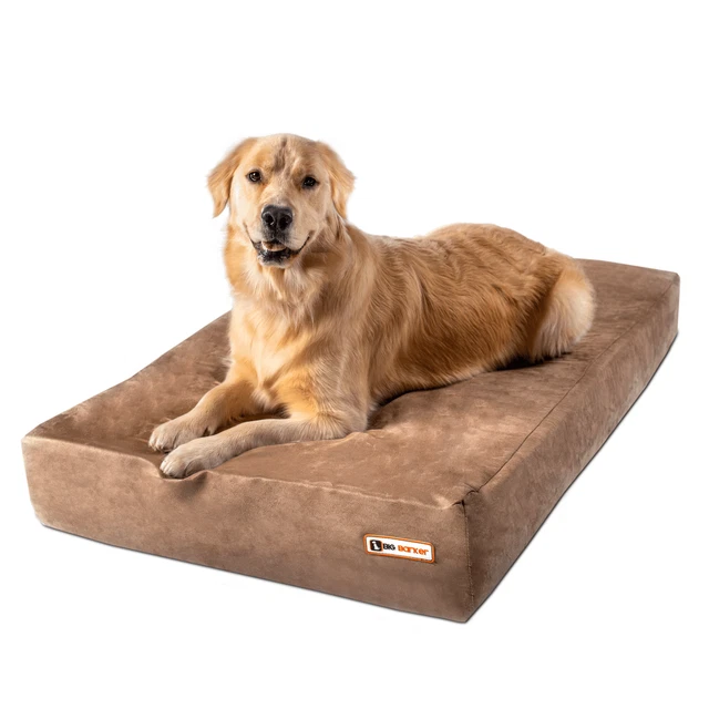 Big Barker Orthopedic Dog Bed: Sleek Edition. For Large and XL Dogs.