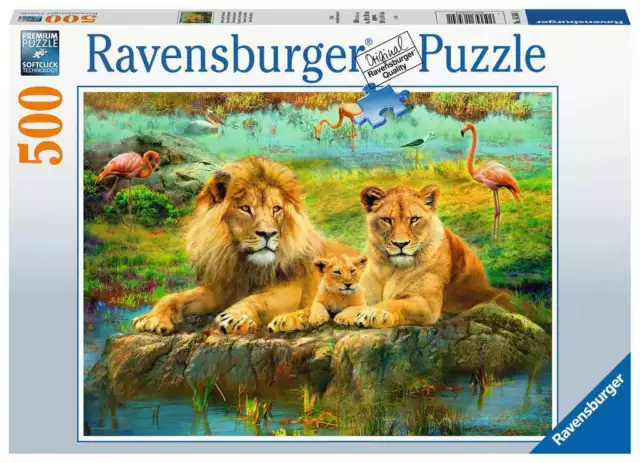 Ravensburger*Puzzle*500 Teile*Löwen In Der Savanne*Neu+Ovp