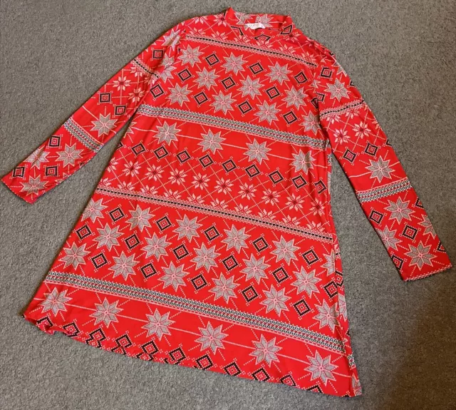 LADIES RED CHRISTMAS Dress Size 12 Papaya From Matalan Seller Ref 10 3.00 PicClick UK