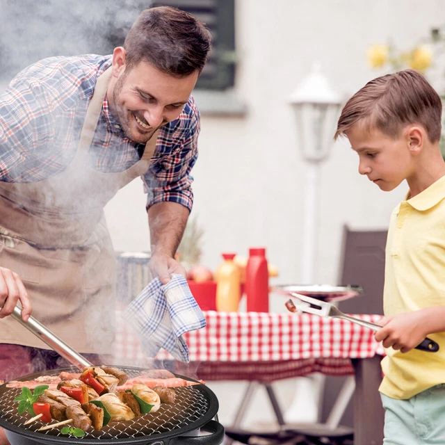 Gusseisen Zusammenklappbarer Grill Grillzubehör Netz Schreibtisch
