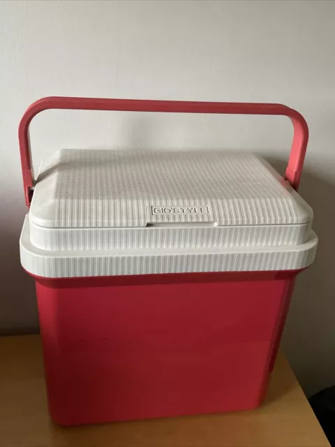 Vintage 1980's GIOSTYLE Cool Box Retro Campervan Camping Picnic Holiday Cooler