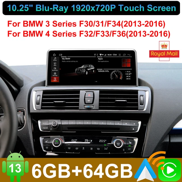 10.25" Wireless CarPlay & Android Auto Screen For BMW 3 Series F30/F31/F34/F35 6 thumbnail image