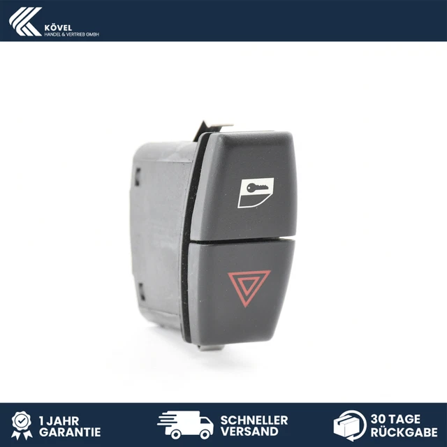 Bouton Feux De Détresse 6490.NG – Compatible Citroën C1, Peugeot 107, Toyota Aygo
