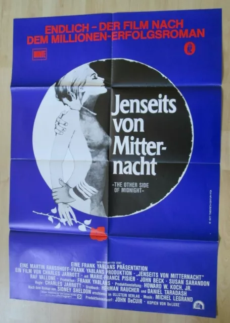 Filmplakat : Jenseits von Mitternacht ( Marie-France Pisier , Susan Sarandon )